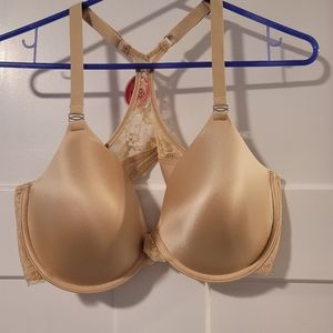 NWT Maidenform Cream Colored Razor Back Bra 40C